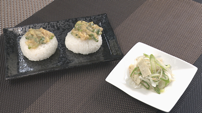 シャキシャキ食感!長ねぎナムル・ネギ味噌 midori20260919-5